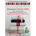 SALON DU LIVRE DE SAINT-NICOLAS-DE-PORT (54), dimanche 04 février 2024