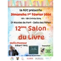 12 Salon du livre, Saint-Nicolas de Port (54), 1er février 2026
