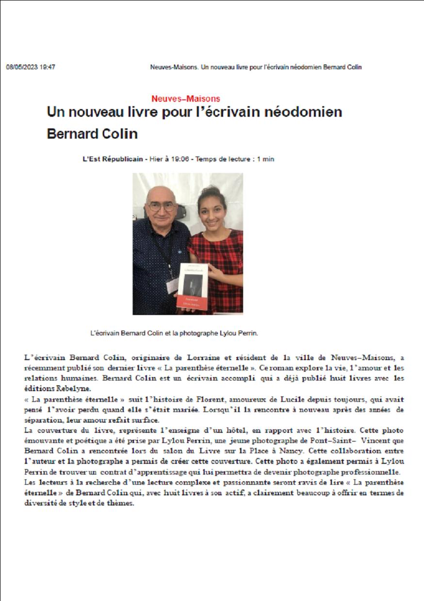 Article Est Républicain